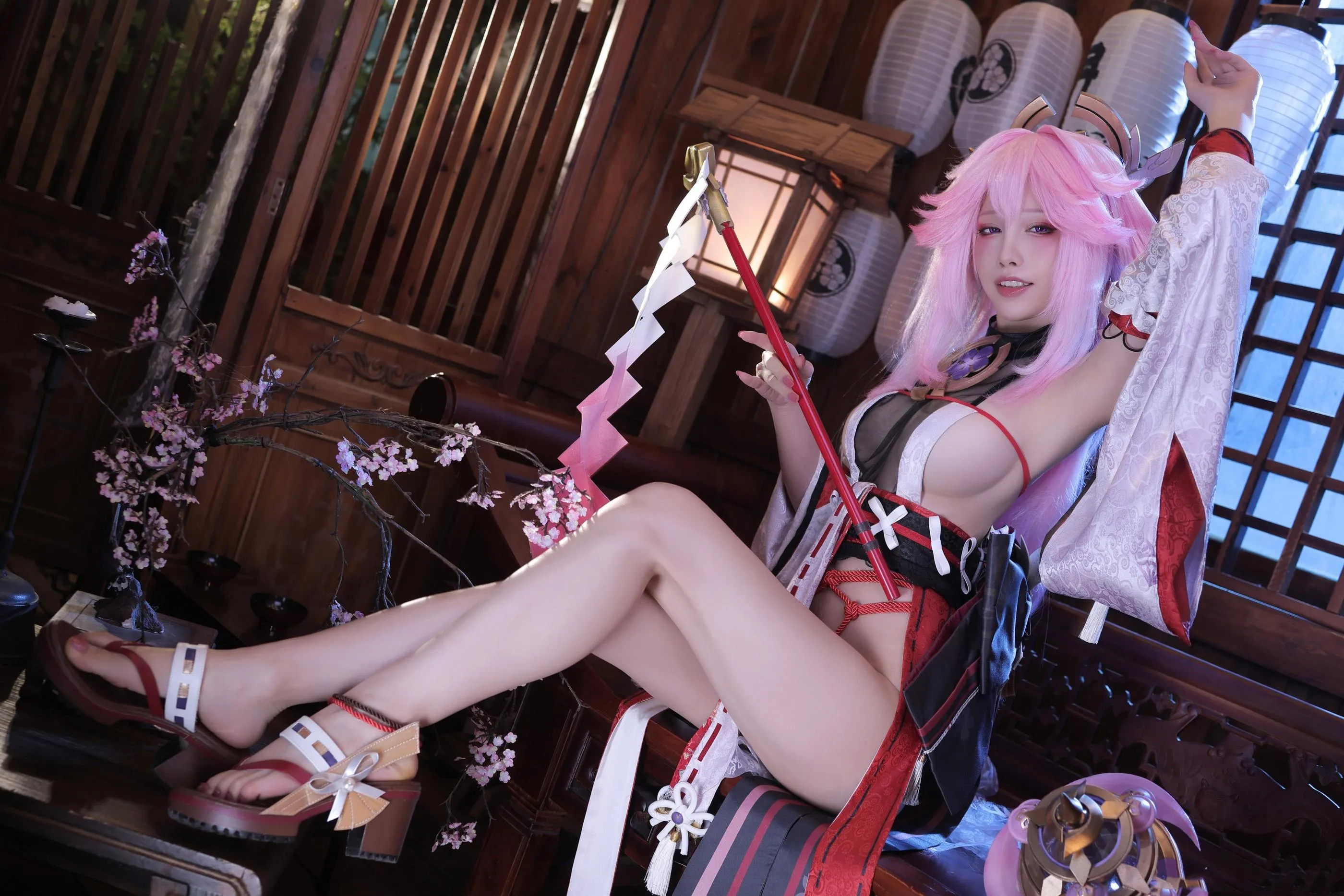 水淼Aqua – NO.128 新八重神子 [93P]插图8